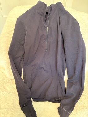 lululemon athletica Men's Navy Half-Zip Sweater